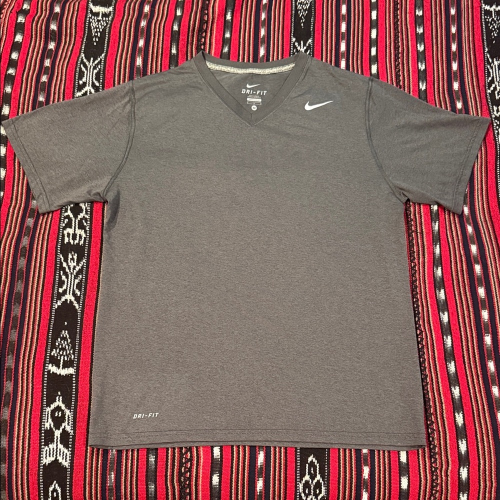 Nike Dri-FIT Men's Tee, Charcoal, Size M